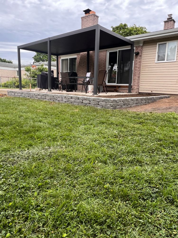 Retaining walls for Alltimate Outdoor Services in Warren, MI