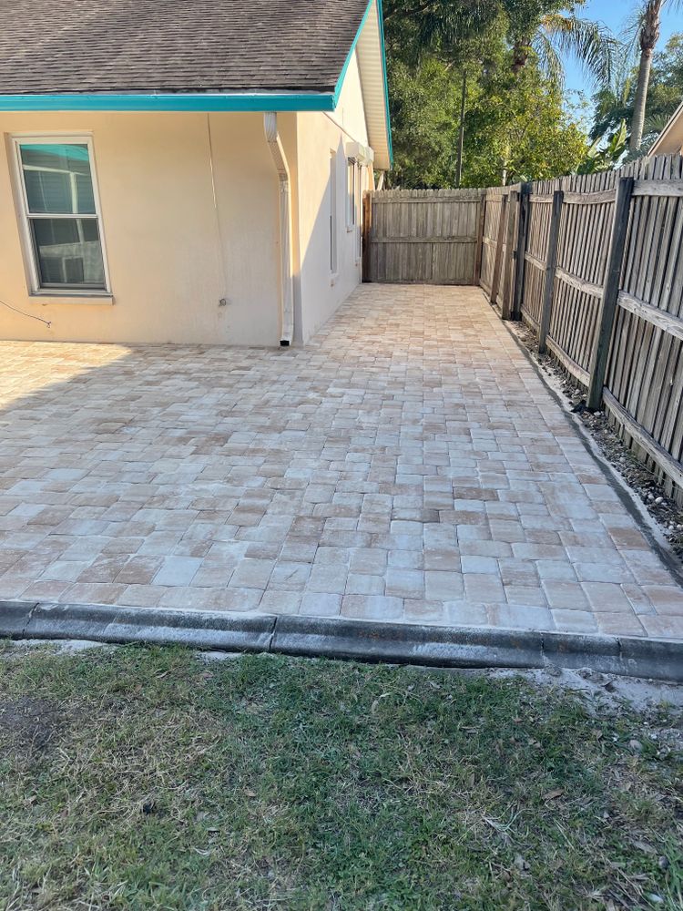 Pavers for Team Tolson Landscape in Tampa Bay, FL