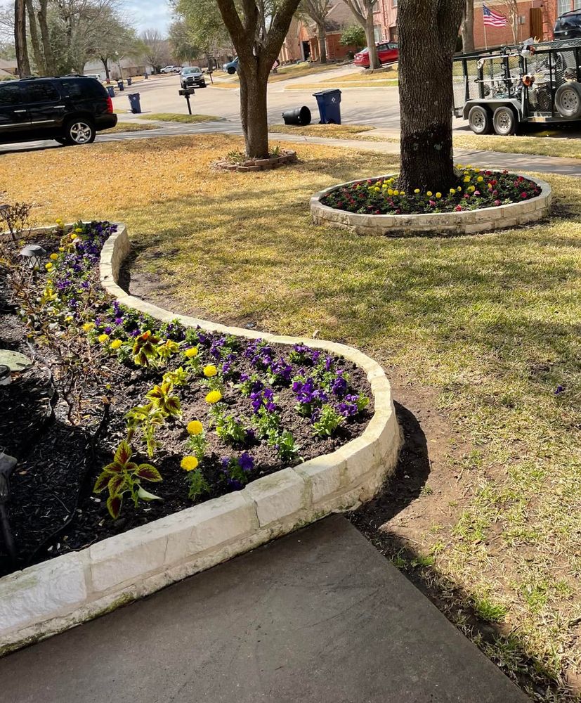 Seasonal color changes for Guerrero's Landscape in Fort Worth,  TX