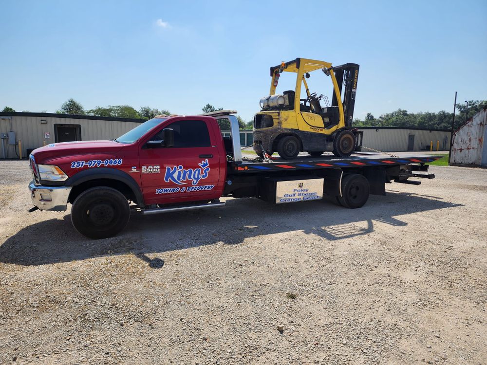 Towing for King's Towing and Recovery in Foley, AL