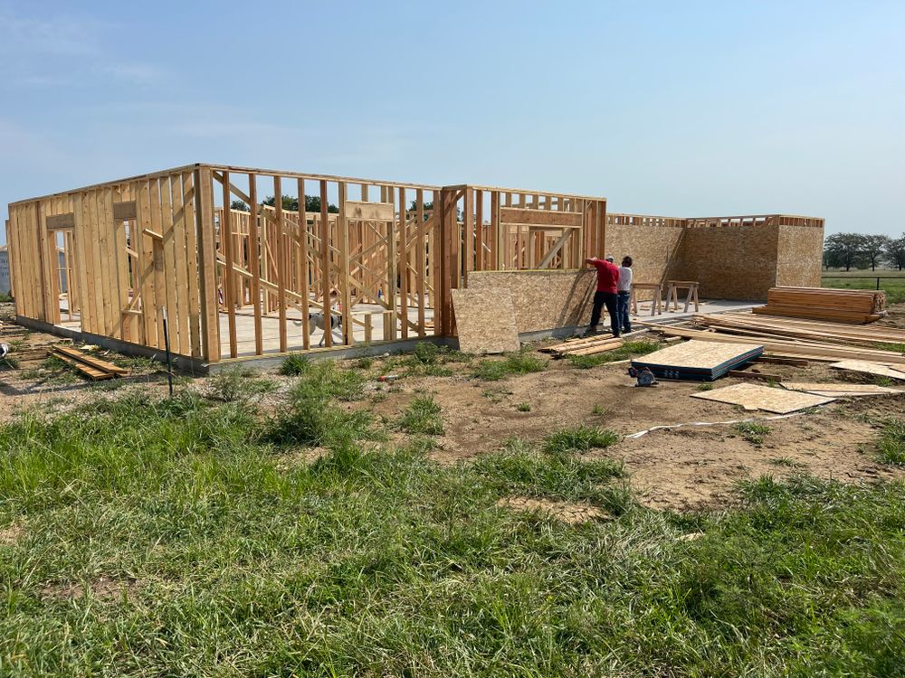 Framing for Edgecomb Builders in Garnett, KS