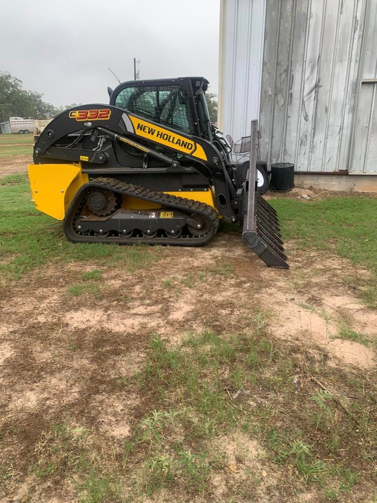 Excavating for RH Property Enhancement in Moulton, TX