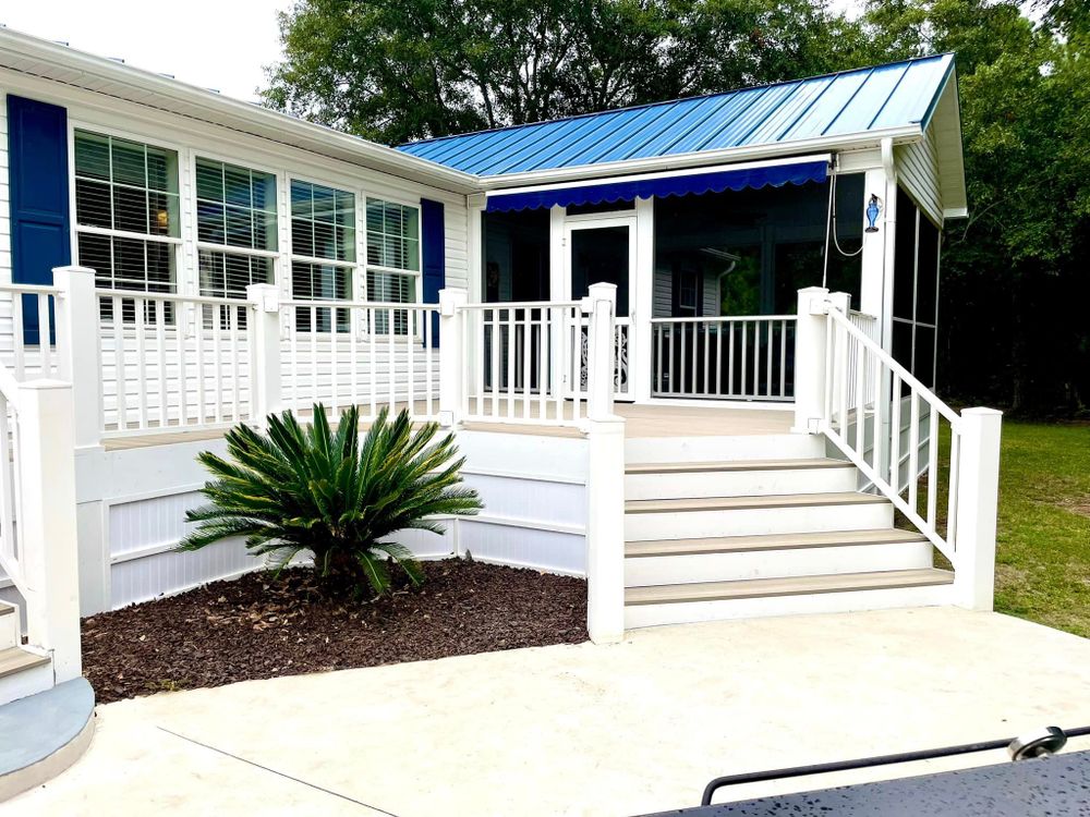 Transform your outdoor space with our professional Deck & Patio Installation service. Our experienced team will work closely with you to create a beautiful and functional area for relaxation and entertainment. for South Banks Builders LLC in Newport, NC