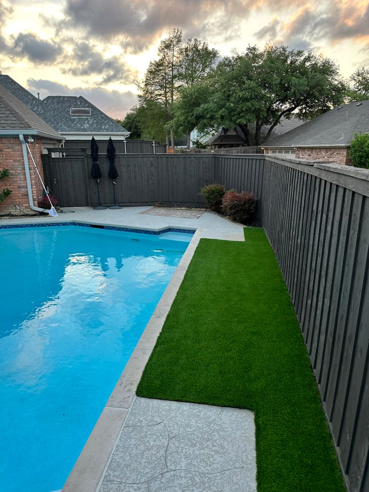 Turf & Landscaping for Walker Custom Exteriors in Dallas, TX