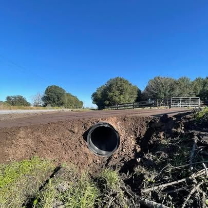 Our culverts service ensures efficient water management and drainage for your property, preventing flooding and erosion with professional installation and maintenance by our skilled excavating team to protect your investment. for Windspirit Land Services in Hillsborough County, FL