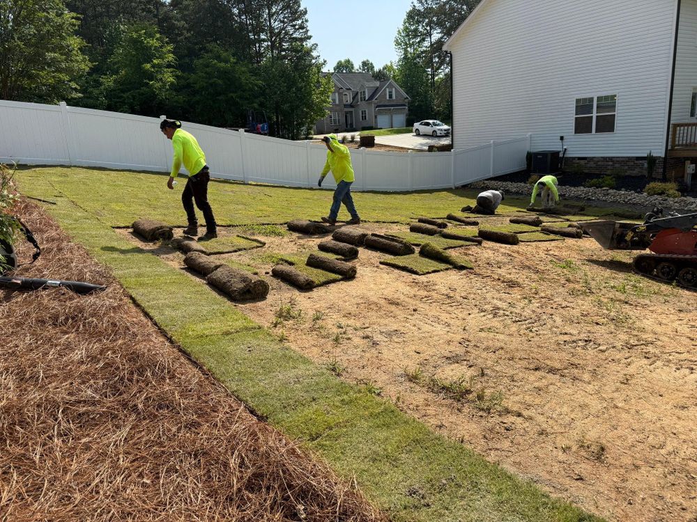 Natural Stone Hardscape for L & C Landscaping in Statesville, NC
