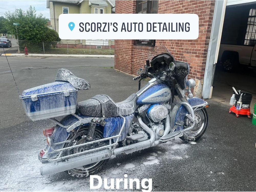 Motorcycle Detailing for Scorzi’s Auto Detailing in Easthampton, MA