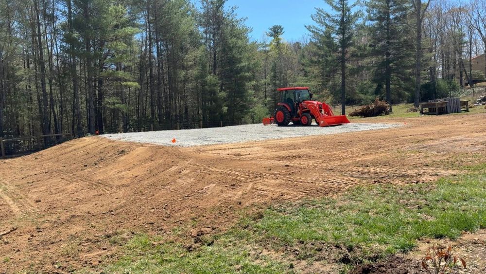 Excavating for Old South Grading in Glade Valley, NC
