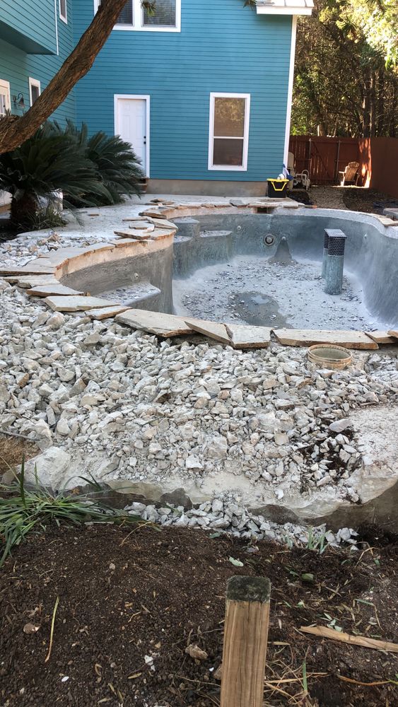 Swimming Pool Renovations: for UBER FORCE in San Antonio, TX