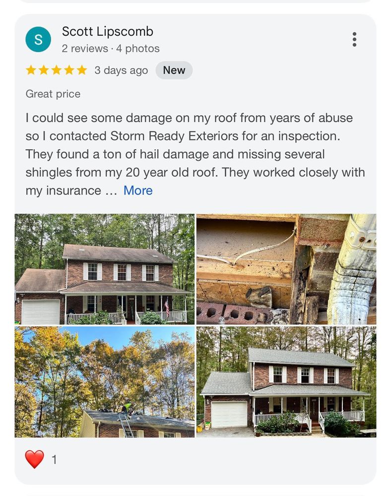 All Photos for Storm Ready Exteriors in Chesapeake Beach, MD