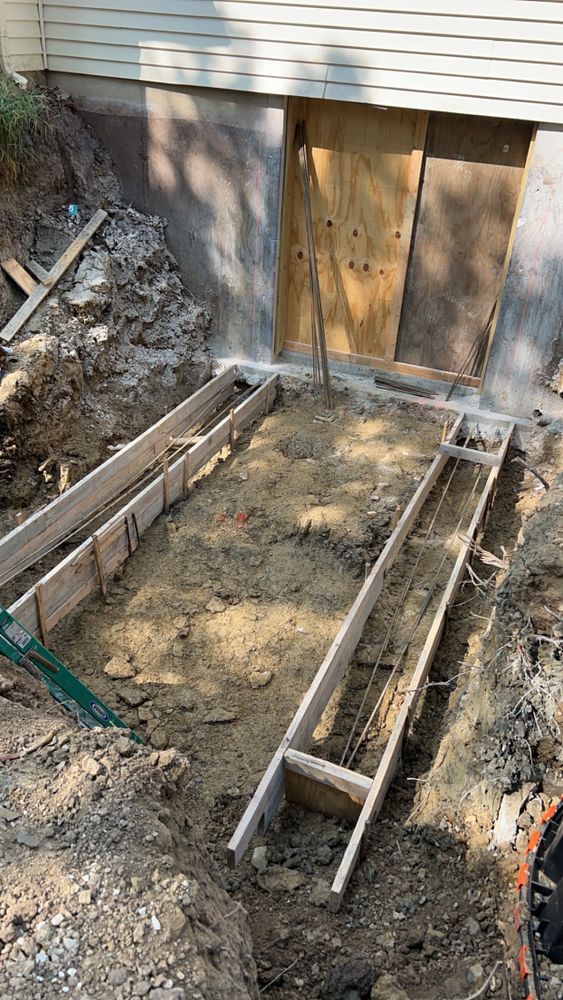 Steps for Travis Hill Concrete & Construction in Topeka, KS