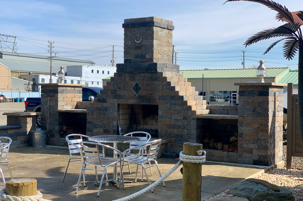 Outdoor Fireplaces for Resnik Landscaping Services in New Kensington, PA