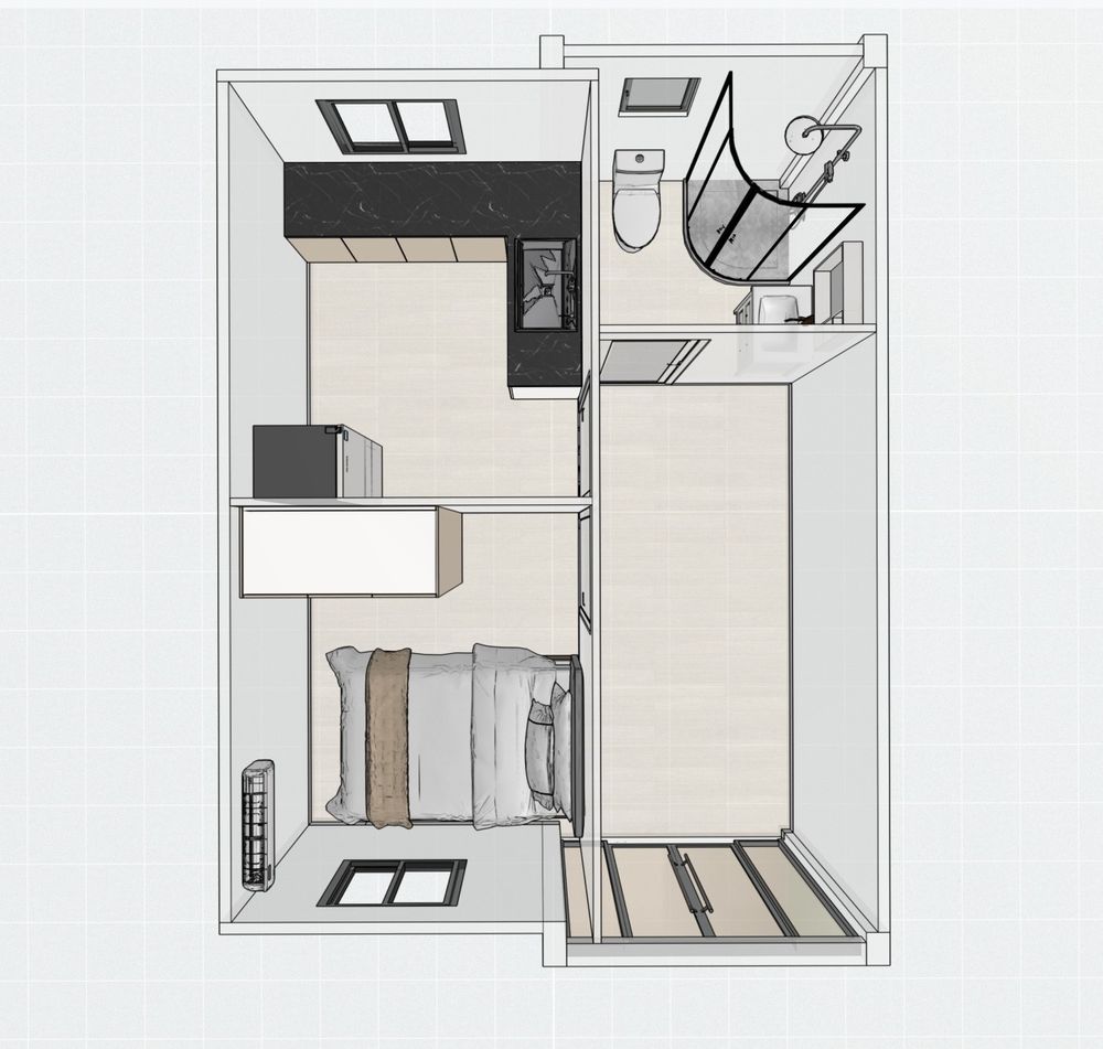 14’x20’ for NewGen Tiny Homes in Los Angeles, CA