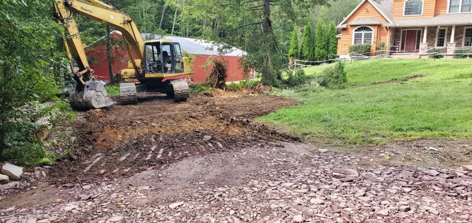 Our foundation excavation service precisely prepares your home’s site, removing soil safely and efficiently to create a stable base for construction, additions, or repairs while protecting surrounding structures and utilities. for R McK Excavating in Lake Ariel, PA