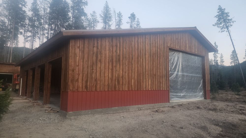 Exterior Painting for Shay’s Chinking in Hamilton, MT