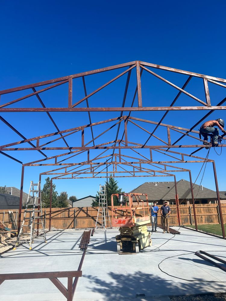 Tombstone Trail, Norman Oklahoma 30x40x12 - Completed in 2 DAYS!!! for A-N-H Construction LLC in Oklahoma City, OK