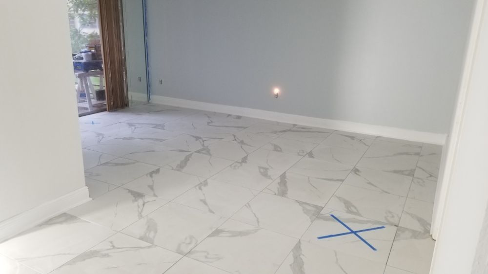 Our Floor Tiling Services deliver durable, stylish surfaces for kitchens, bathrooms, and living areas, with precise installation, quality materials, and expert craftsmanship that enhance beauty, function, value in your home. for Handyman Group Inc. in Lauderhill, FL