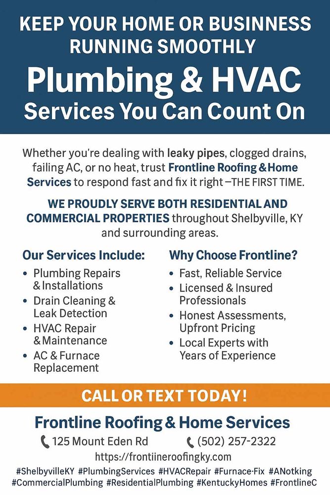 All Photos for Frontline Roofing & Home Services in Shelbyville, KY