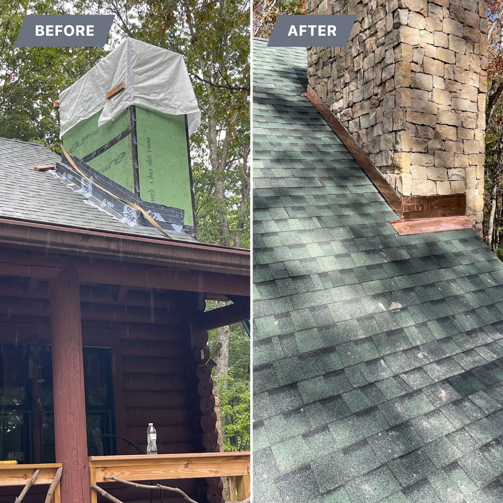 Chimney for RJ Roofing of WNC in Brevard, NC