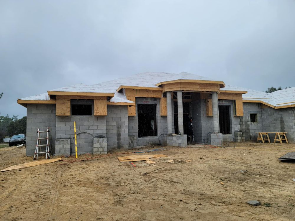 Our New Construction service offers custom-built homes with attention to detail, quality craftsmanship, and transparent communication throughout the entire process to ensure your dream home becomes a reality efficiently and beautifully. for By The Carpenter's Hands in Ocala, FL