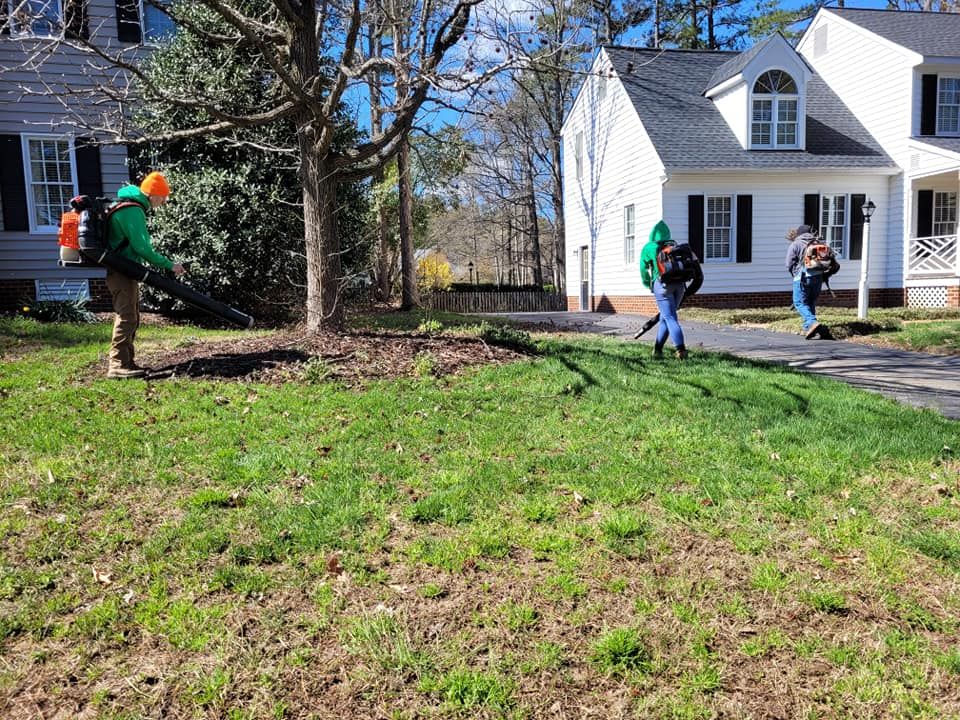 experience a pristine yard this season with our Fall Clean Up service, offering leaf removal, garden bed preparation, and debris clearing to ensure your landscape remains beautiful through the autumn months. for Lawn Gnome Landscaping in Unionville, VA