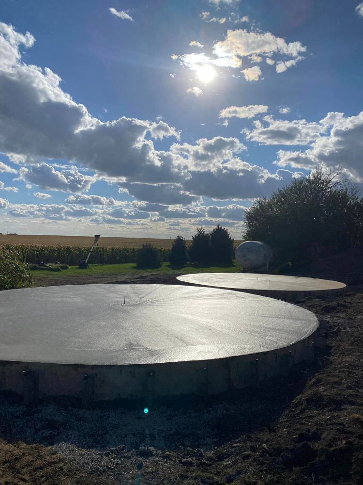 Our Commercial Hopper Tanks service offers homeowners durable and efficient grain storage solutions for their agricultural needs, providing a reliable way to store and transport large quantities of grain products. for Integrity Millwrights & Construction LLC  in Oxford,  IN