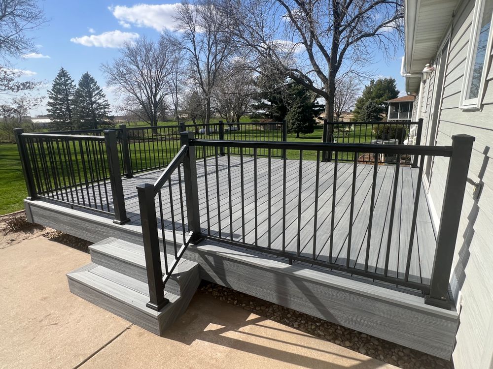Transform your outdoor living space with our expertly crafted decks and beautifully designed patios. Our skilled team creates intentional, inviting spaces that elevate the way you relax, entertain, and enjoy the outdoors. for Big Picture Construction & Design in Eldridge, IA