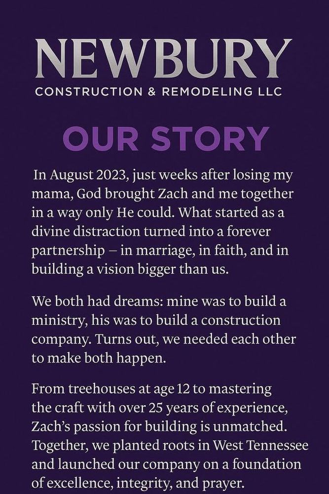 All Photos for Newbury Construction & Remodeling LLC in Trenton, TN