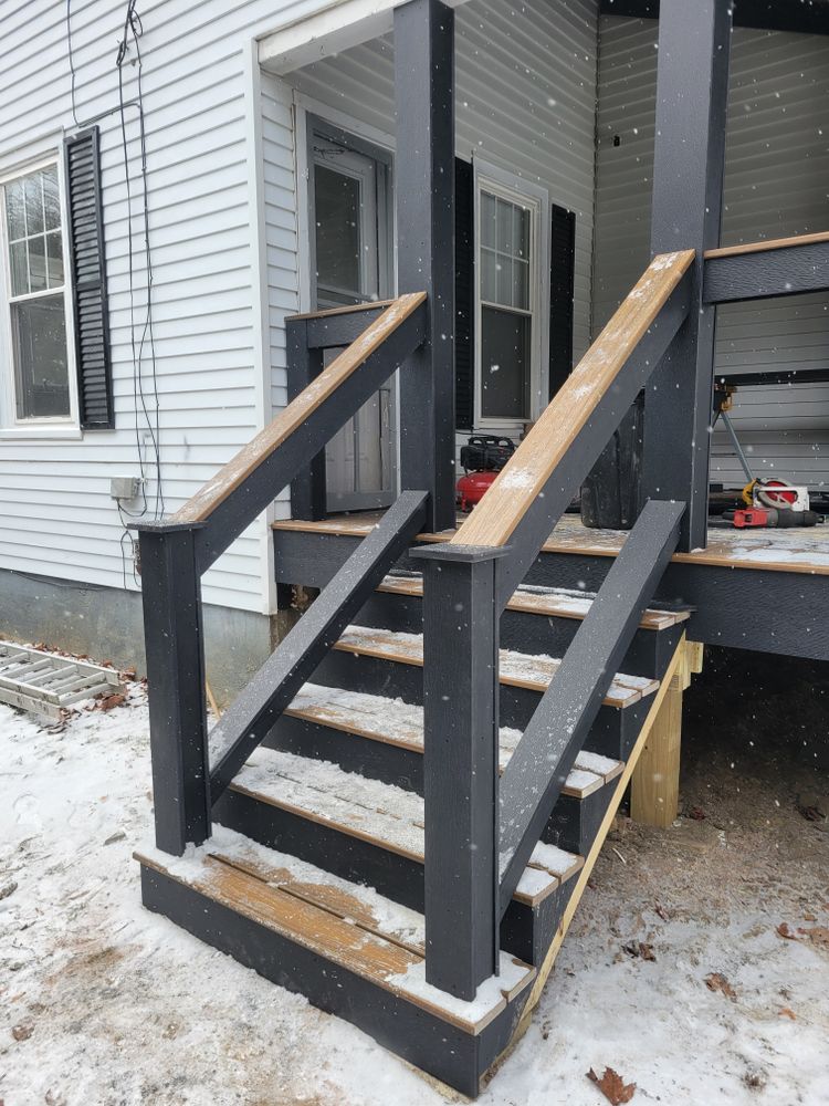 Decks for CV Construction LLC in Hebron, CT