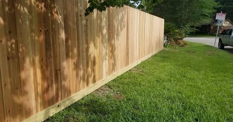 Privacy 3 Rail Cedar Fencing for Pride Of Texas Fence Company in Brookshire, TX