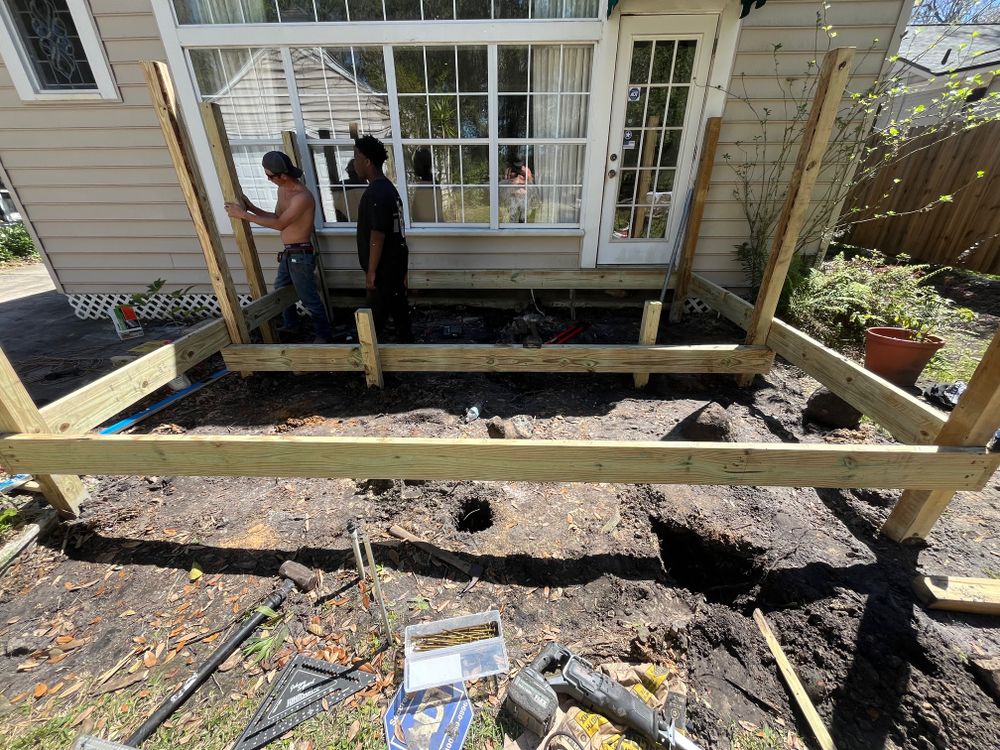 Decking for K & A Landscaping, Inc. in Jacksonville, FL