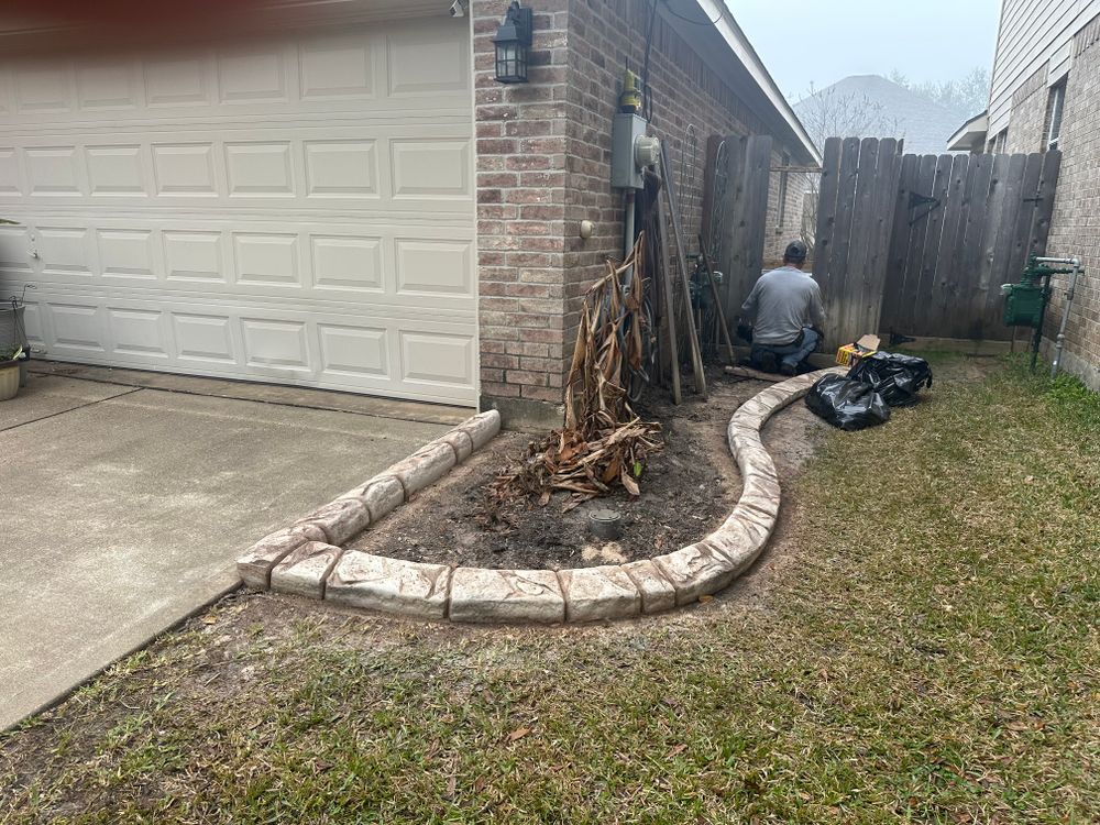 Before & Afters for Texas Curb N Borders in Houston, TX
