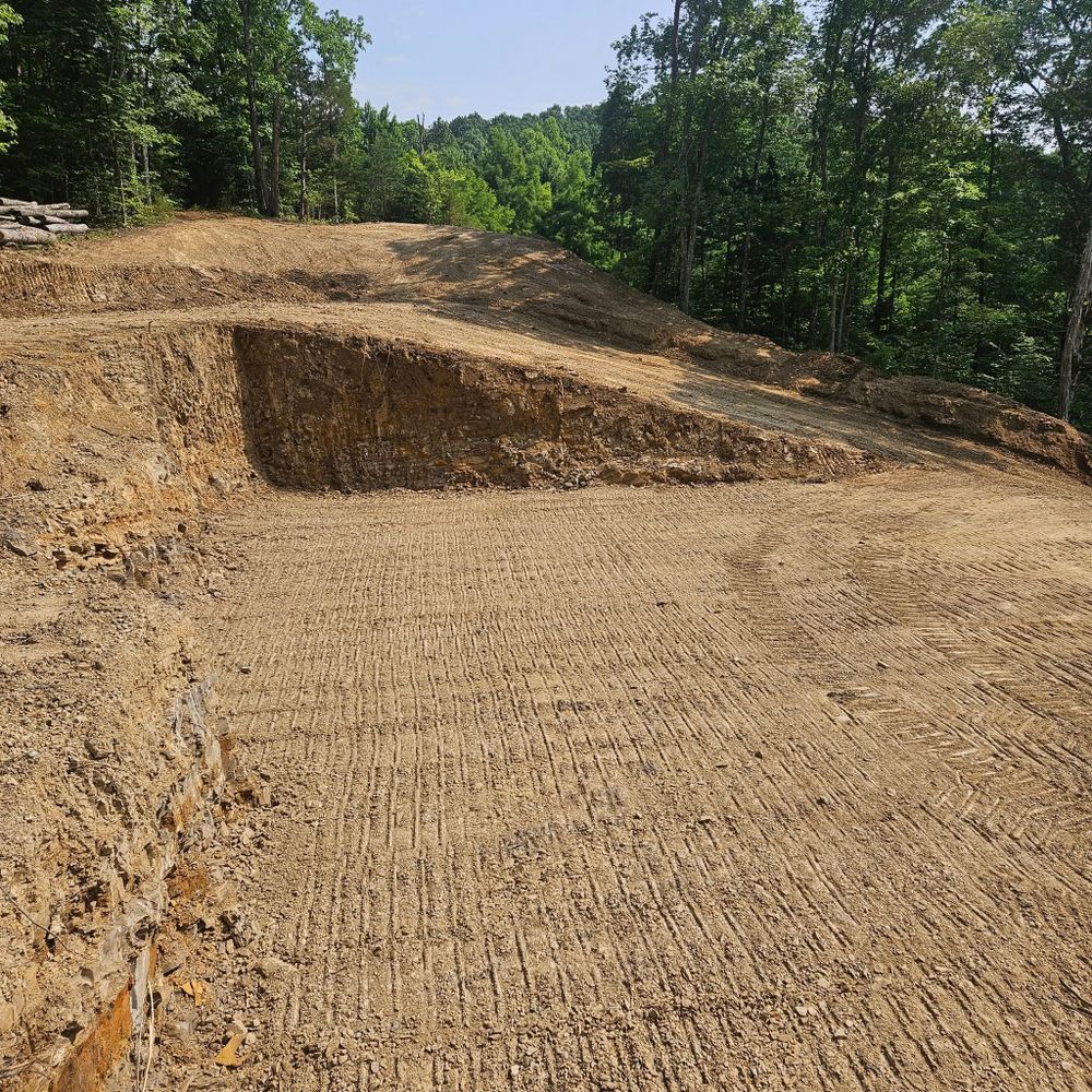 Our Leveling service ensures a stable foundation for your project by skillfully smoothing and adjusting the ground surface, enhancing safety and providing a perfect base for construction or landscaping. for Bledsoe & Sons Excavating and Developing in Dandridge, TN
