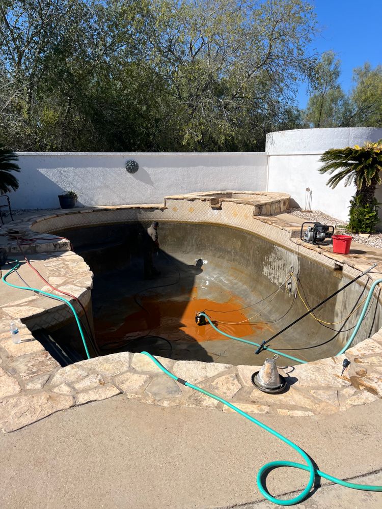 Our Pool Restoration service enhances the beauty and functionality of your existing pool, with expert repairs, modern upgrades, and innovative designs to bring new life to your backyard oasis. for Pool Queen Services in Eagle Pass, TX