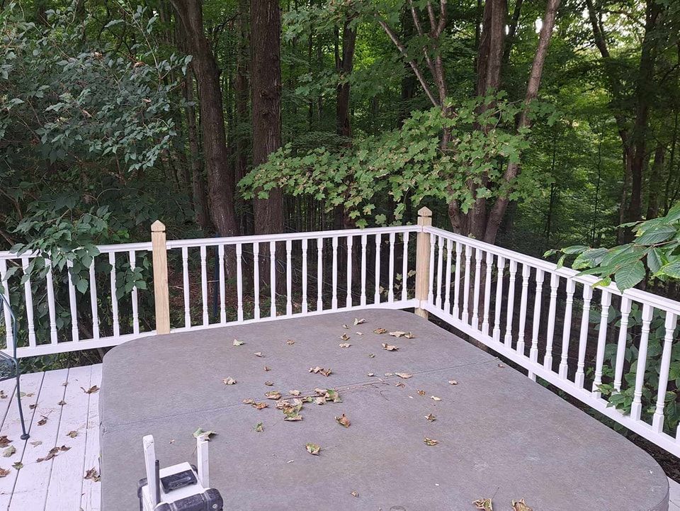 Transform your outdoor living space with our Deck & Patio Installation service. Our skilled team will work with you to create a functional and beautiful area for entertaining and relaxing at home. for Eaton Construction And Property Maintenance   in Danby, VT