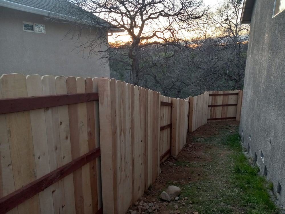 Fencing for Austin LoBue Construction in Cottonwood, CA
