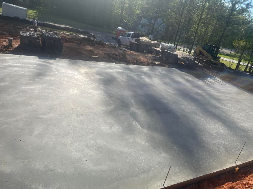 Concrete Work for AztecArt LLC in Franklin, GA