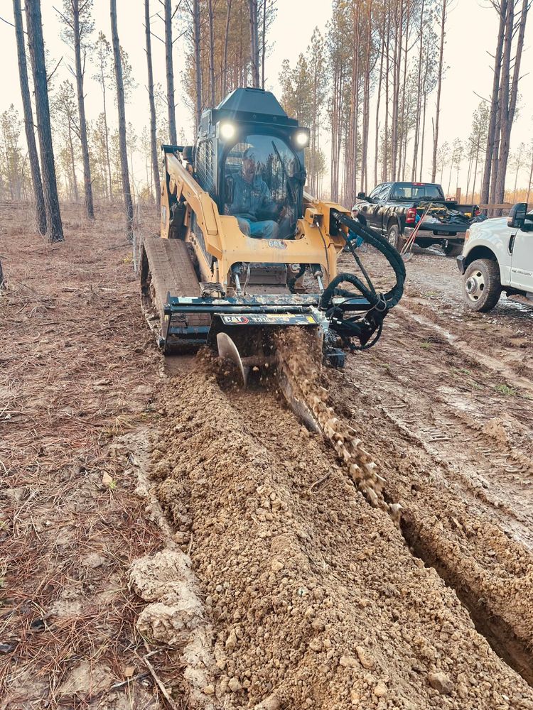 Our trenching service provides precise digging solutions for utilities, drainage systems, and landscaping projects, ensuring safe and efficient installation while minimizing disruption to your property’s landscape and maintaining its aesthetic appeal. for Mountain Land Services LLC. in Oneida, TN