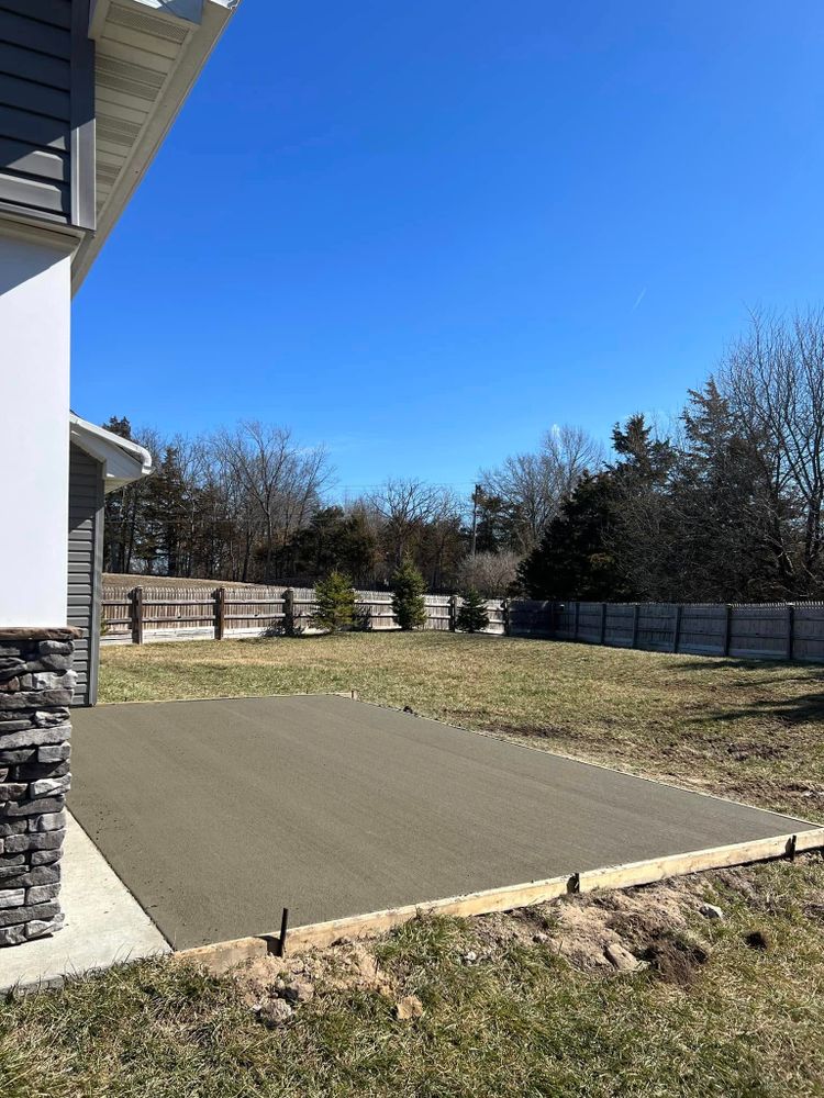 Transform your home with our expert concrete services, offering durable and aesthetically pleasing solutions for driveways, patios, and walkways. experience exceptional craftsmanship that enhances curb appeal and withstands the test of time. for Steadfast Solutions in Columbia, MO