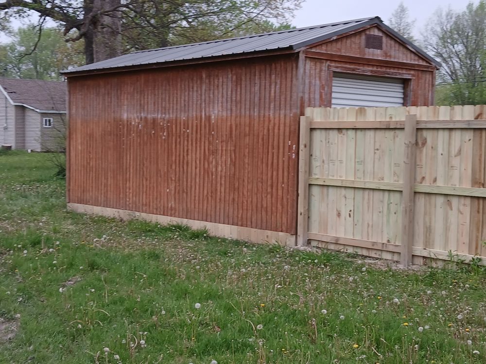 Reversed Picket Fence for Dead Tree General Contracting in Carbondale, Illinois