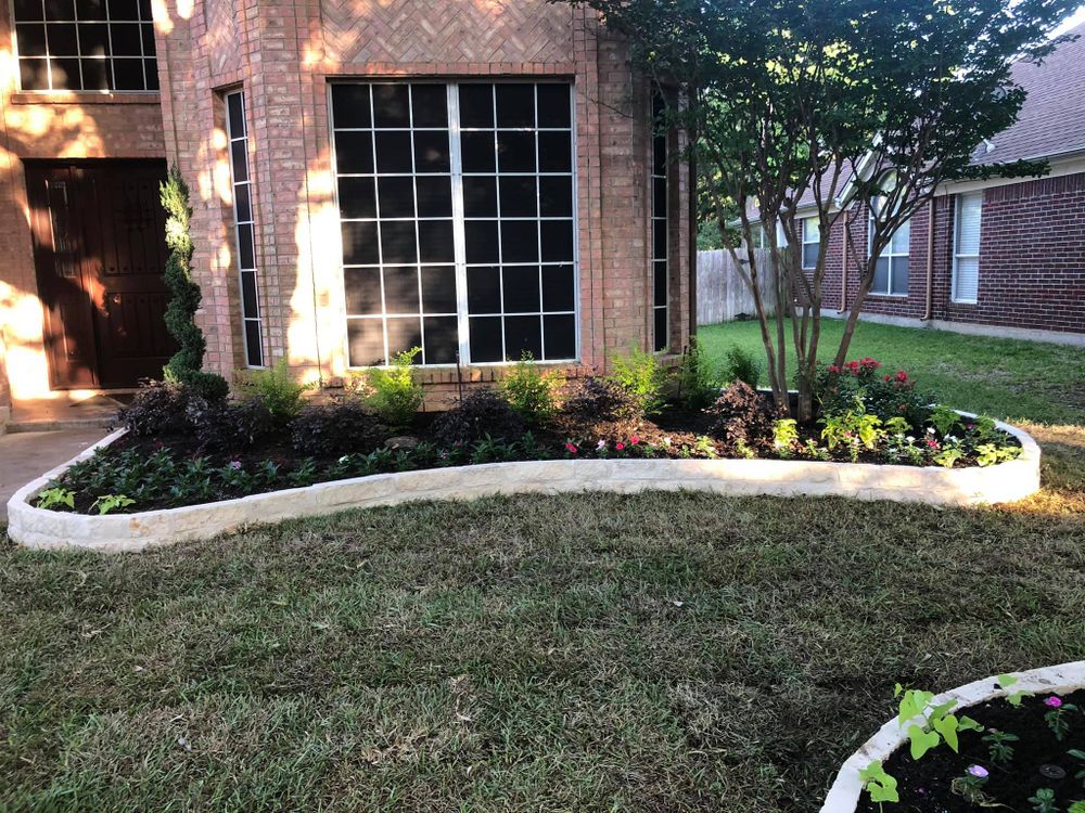 Seasonal color changes for Guerrero's Landscape in Fort Worth,  TX