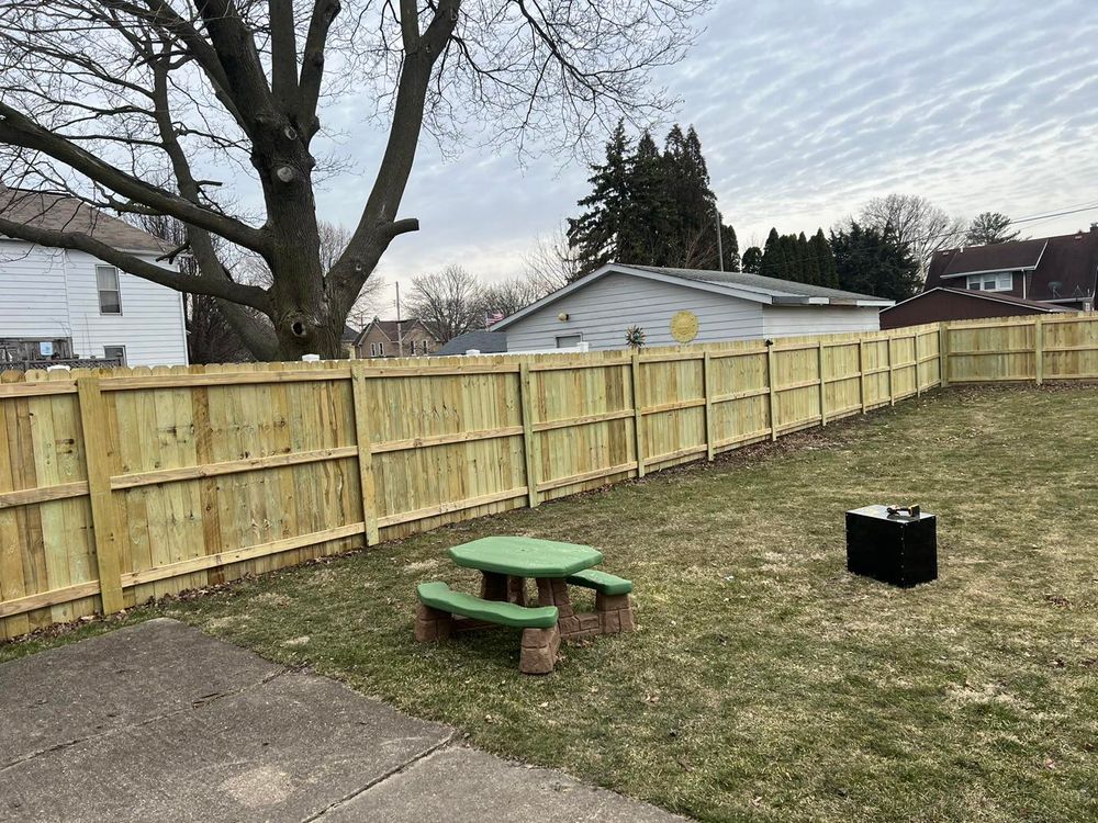 Fence Installation for Illinois Fence & outdoor co. in Kewanee, Illinois