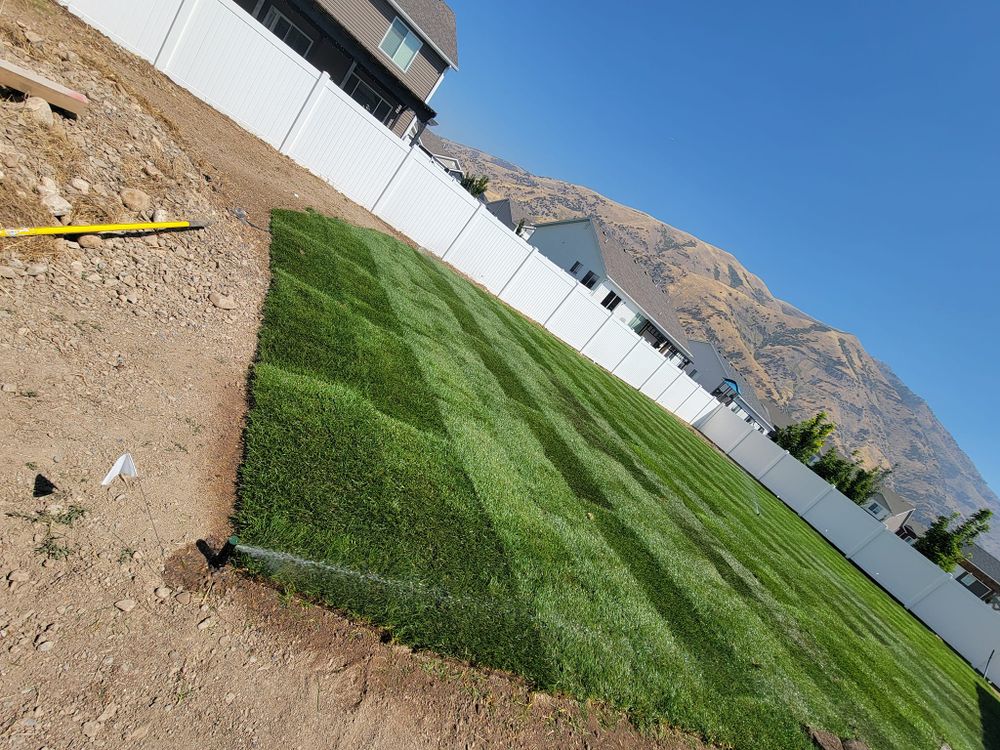 New Sod for Logan River Landscaping in Logan, UT