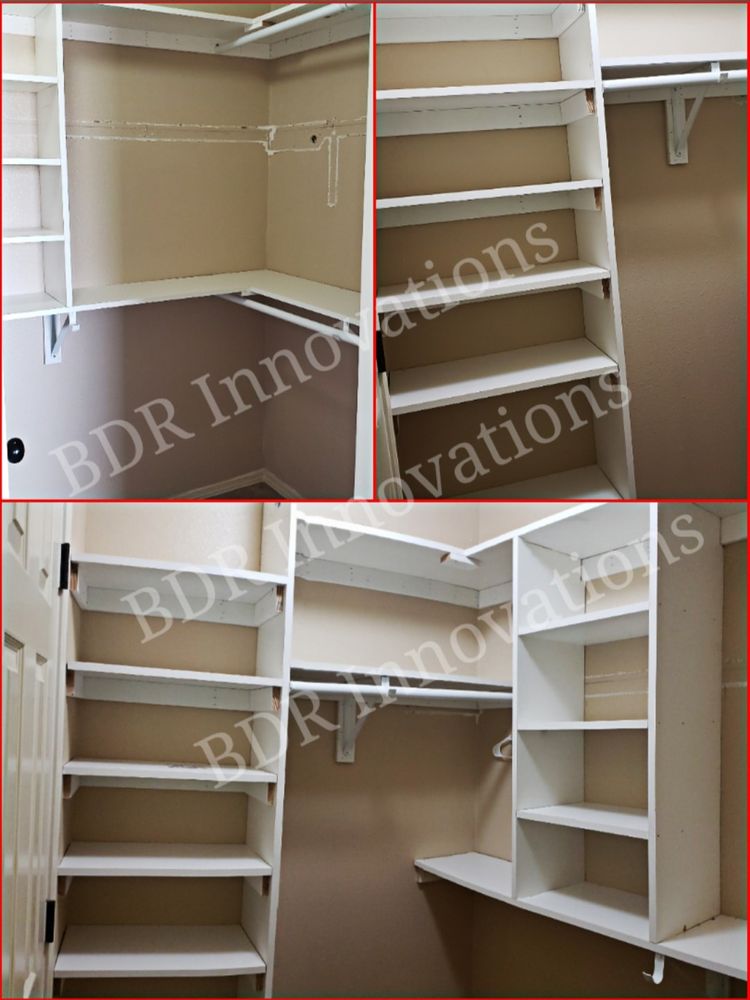 Transform your home with our expert carpentry services, offering precision and quality craftsmanship for custom cabinets, elegant trim work, and beautiful wood installations designed to enhance both function and aesthetic appeal. for BDR Innovations in El Paso, TX