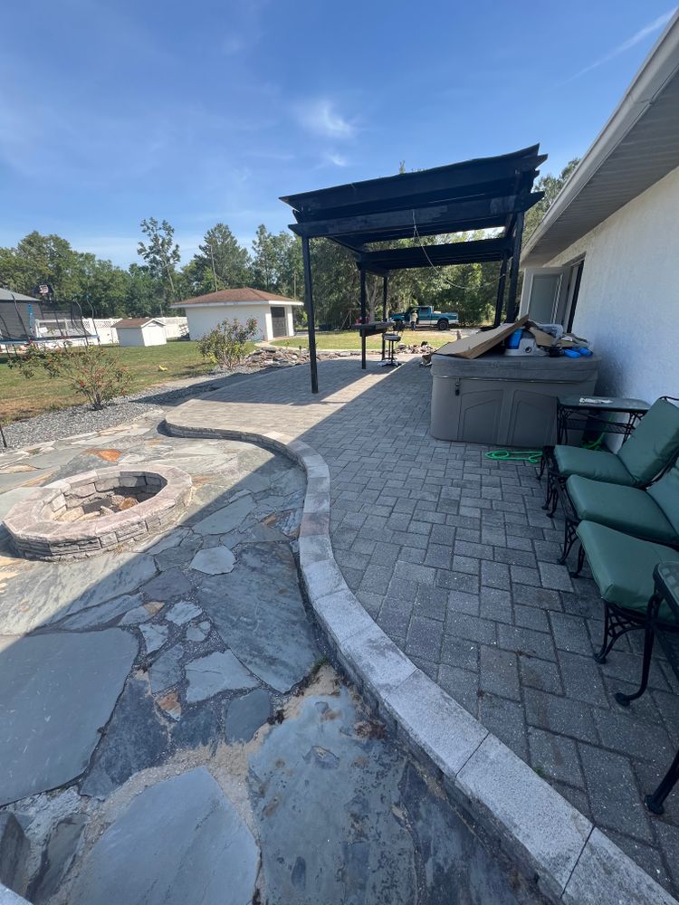 Hardscaping for R.B. & Company in Belleview, FL