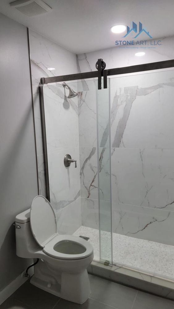 Transform your bathroom with our expert renovation services, blending functionality and style. We offer personalized designs, quality craftsmanship, and efficient project management to create your dream space seamlessly and stress-free. for STONE ART LLC in Pompano Beach, FL