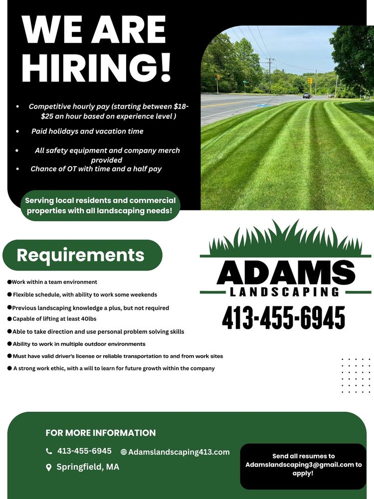 All Photos for Adams Landscaping in Springfield, MA