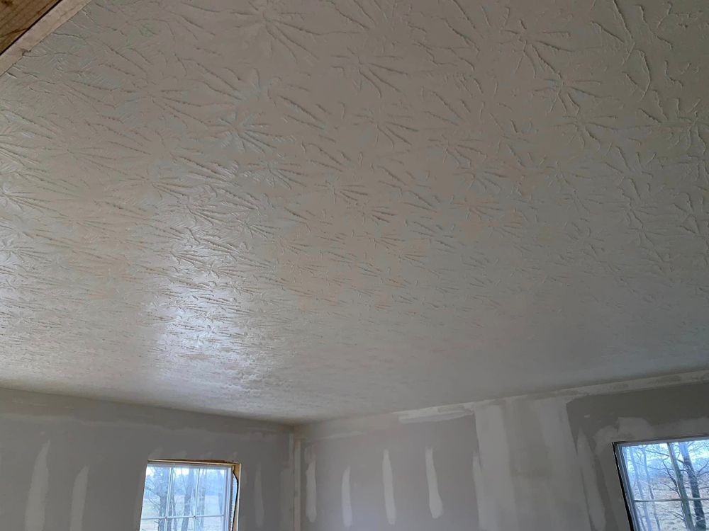 Drywall and ceiling texture for B.D. Bowling Enterprise LLC in Bowling Green, Kentucky