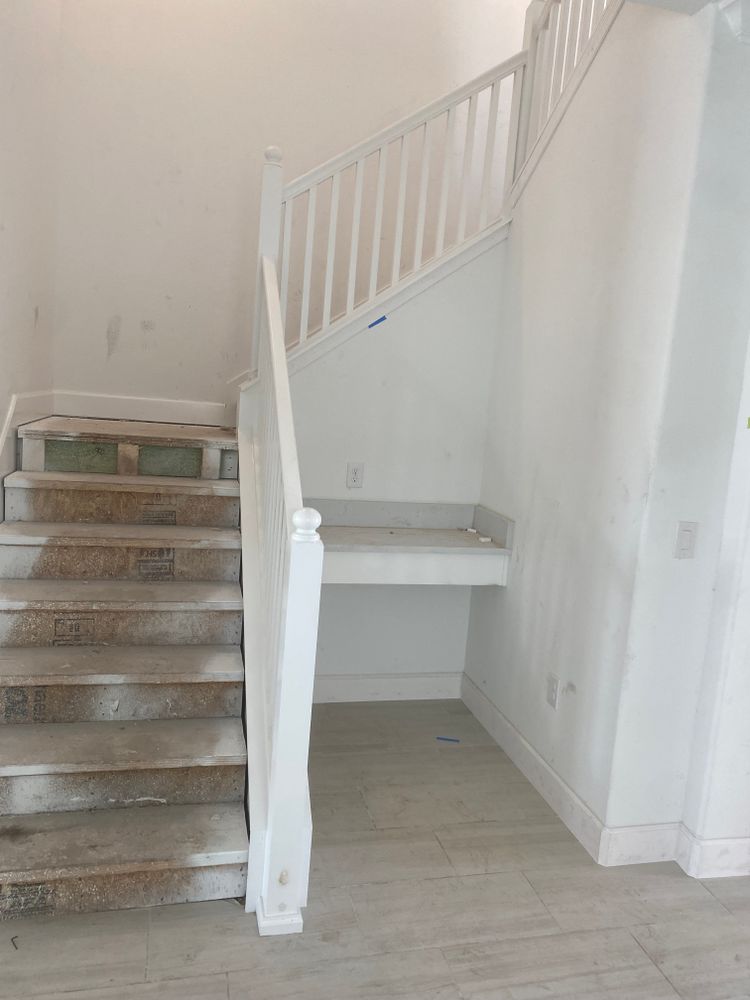 Wood Stair installations  for Emmanuel Trim in Bradenton, FL