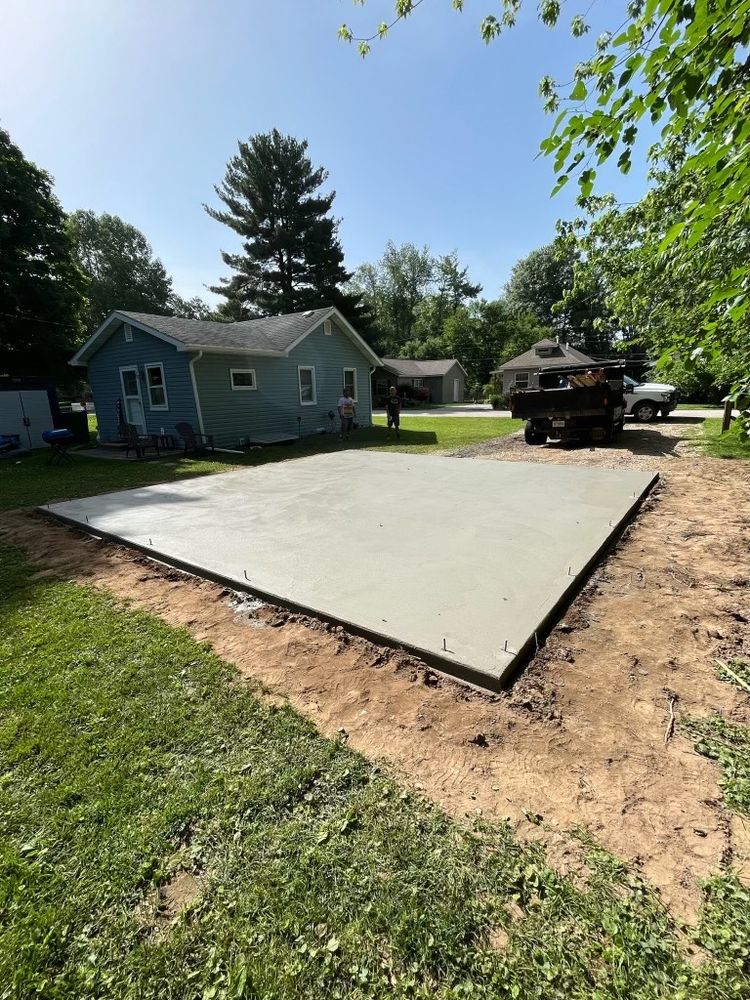 Our Pole Barns and Concrete Foundations service ensures sturdy, durable support for your structures, tailored to withstand diverse weather conditions while enhancing the longevity and safety of your pole barns. for Curb Concepts Plus in Mishawaka, IN